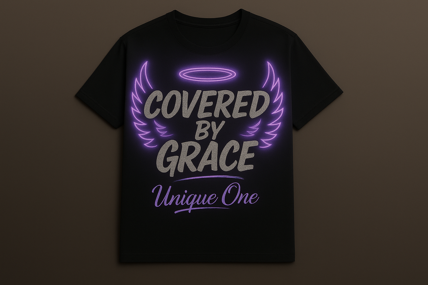 Covered By Grace Graphic Tee – Unique One
