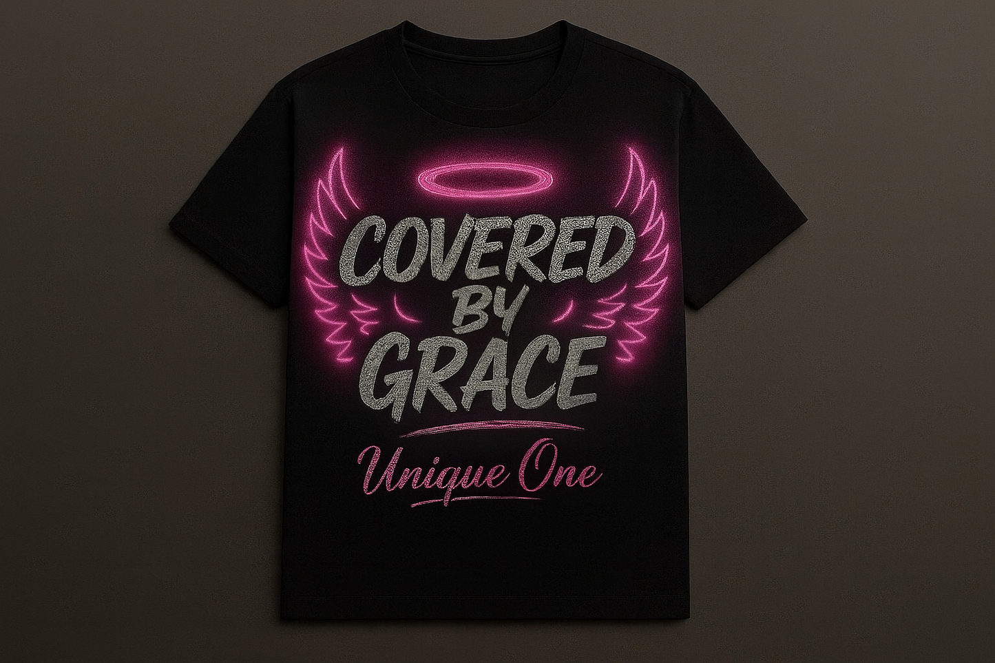 Covered By Grace Graphic Tee – Unique One