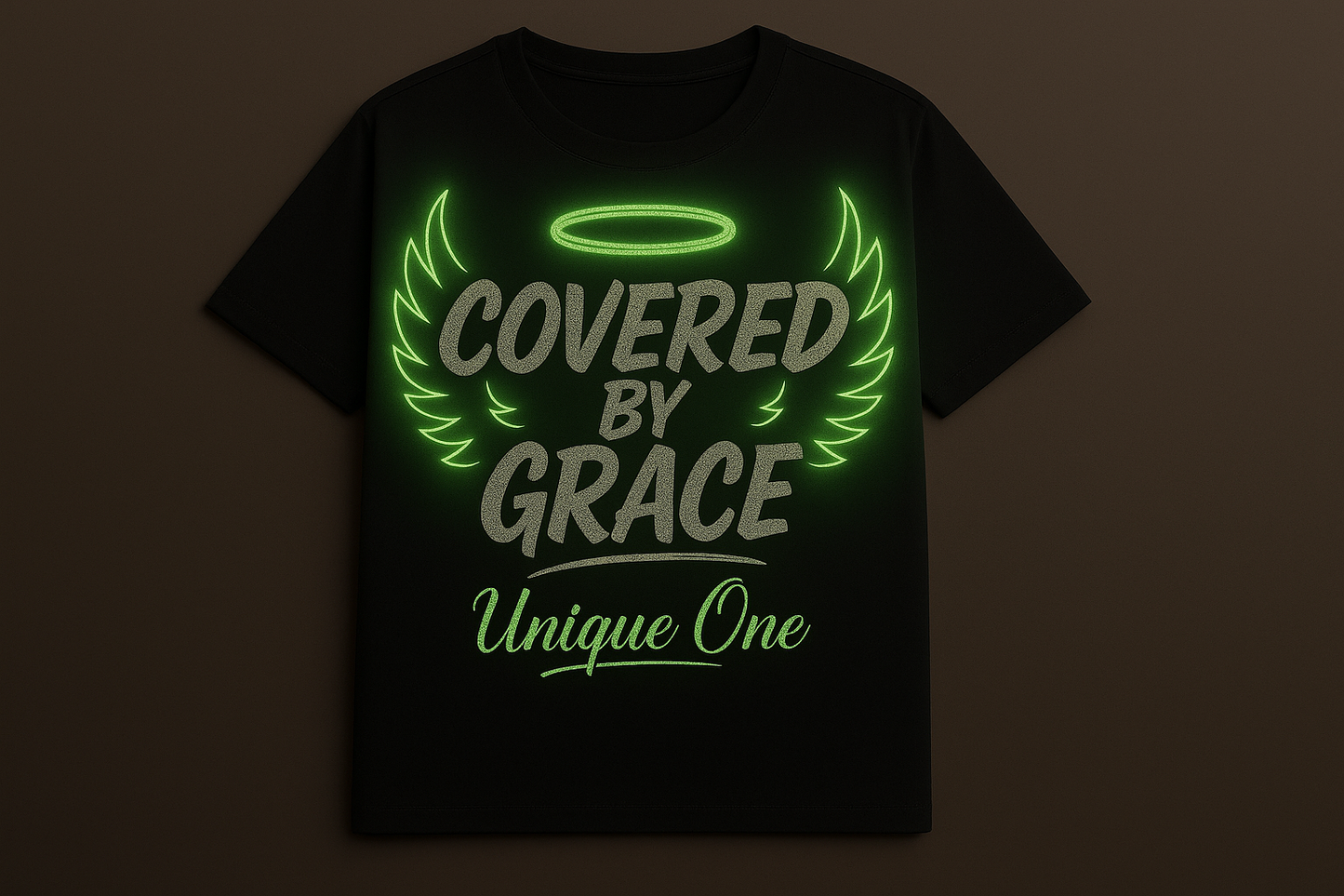 Covered By Grace Graphic Tee – Unique One